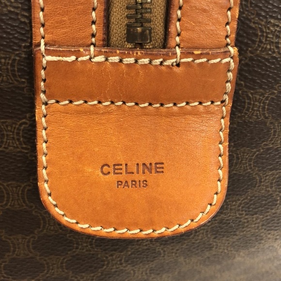 Celine Macadam Pattern Boston Bag Brown - Picture 7 of 12